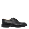 Common Projects Officer Style Lace Up Brogues In Black