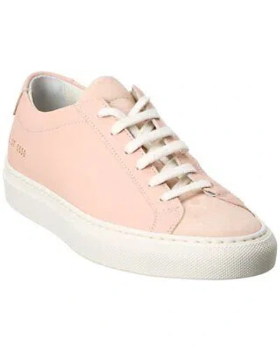 Pre-owned Common Projects Original Achilles Leather & Suede Sneaker Women's In Brown