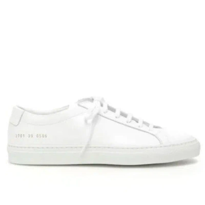 Pre-owned Common Projects Original Achilles Leather Low Top Sneakers In White