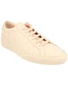 Common Projects Original Achilles Leather Sneakers In Beige