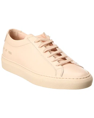 Common Projects Original Achilles Leather Sneaker In Animal Print