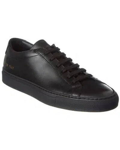 Pre-owned Common Projects Original Achilles Leather Sneaker Women's In Black