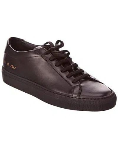 Pre-owned Common Projects Original Achilles Leather Sneaker Women's In Black