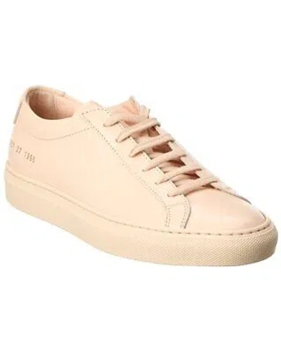 Pre-owned Common Projects Original Achilles Leather Sneaker Women's In Orange