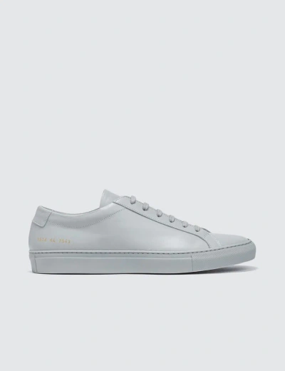 Common Projects Original Achilles Leather Trainers In Grey