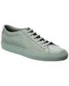 Common Projects Original Achilles Low Sneakers - Leather - Green In Green