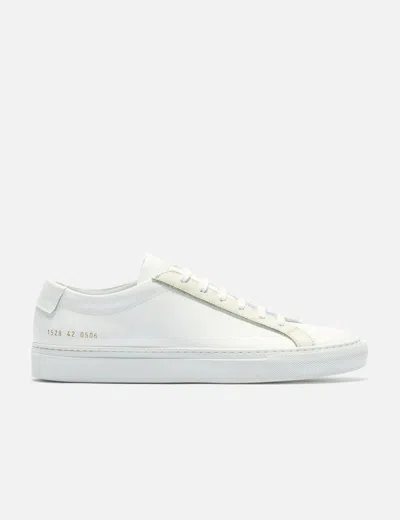Common Projects Original Achilles Low Leather Sneakers In White