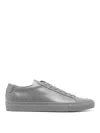 Common Projects Leather Low Top Sneakers In Grey