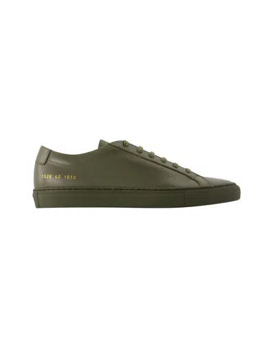 COMMON PROJECTS ORIGINAL ACHILLES LOW SNEAKERS - COMMON PROJECTS - LEATHER - GREEN