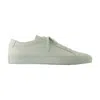 Common Projects Original Achilles Low Sneakers - Leather - Green In Green