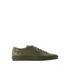 COMMON PROJECTS ORIGINAL ACHILLES LOW SNEAKERS - LEATHER - GREEN