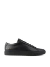 Common Projects Original Achilles Low-top Leather Sneakers In Black