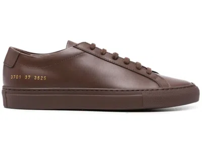 Pre-owned Common Projects Original Achilles Low (women's) Sneakers In Moka
