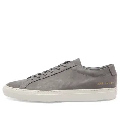 Common Projects Original Achilles Nubuck Low 'warm Grey'