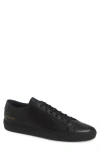 Common Projects Original Achilles High-top Sneakers In Black Leather In Black/black