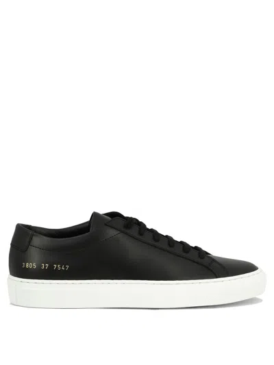 Common Projects Original Achilles Suede Trainer In Black