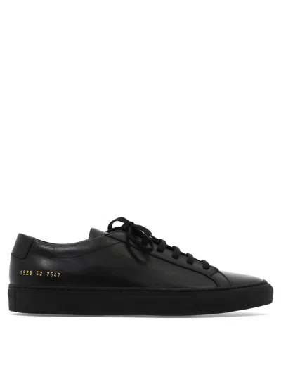 Common Projects "original Achilles" Sneakers In Black