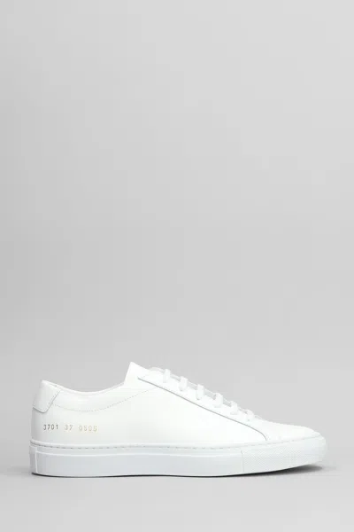 Common Projects Original Achilles Trainers In White Leather