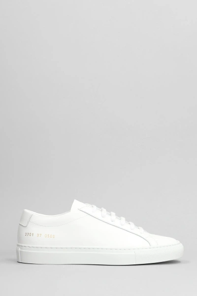 Common Projects Original Achilles Trainers In White Leather