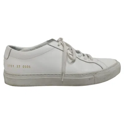 Common Projects Original Achilles Sneakers In White Leather