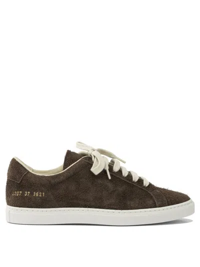 Common Projects "original Achilles" Sneakers In Brown