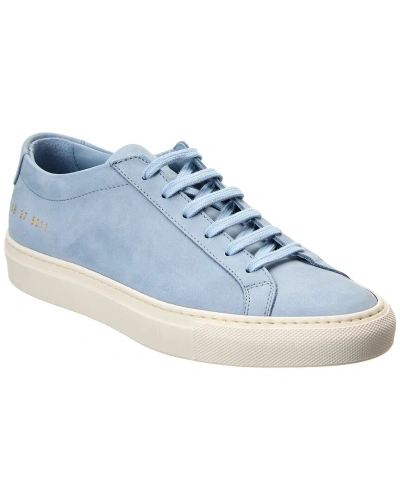 Common Projects Original Achilles Suede Sneaker In Blue