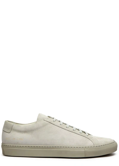 Common Projects Original Achilles Suede Sneakers In White