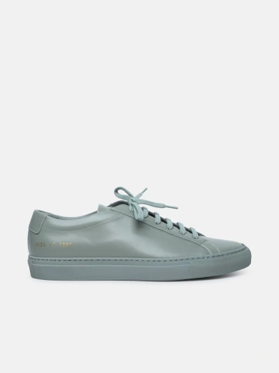 Common Projects 'original Achilles' Vintage Green Leather Sneakers