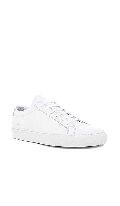 Common Projects Original Leather Achilles Low In White