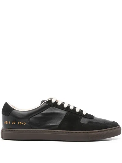 Common Projects Panelled Low-top Sneakers In Black