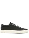 Common Projects Mens Black White Achilles Low Number-print Suede Low-top Trainers