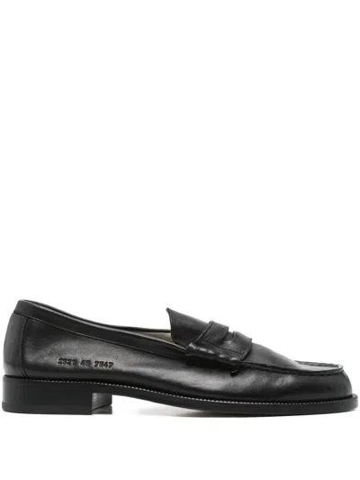 Common Projects Penny Leather Sneakers In Black