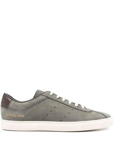 COMMON PROJECTS PERFORATED SUEDE SNEAKERS