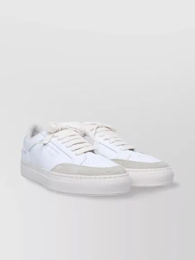 Common Projects 'pro Tennis' Leather Sneakers In White