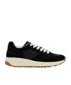 Common Projects Suede Nylon Track Sneakers In Black