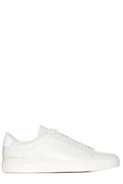 Common Projects Retro Bumpy Sneakers In Vintage White White (white)