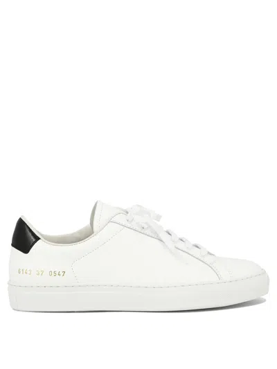 Common Projects Retro Classic Lace-up Sneaker In White