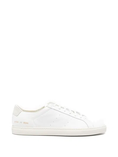 Common Projects Retro Classic Lace-up Sneakers In White