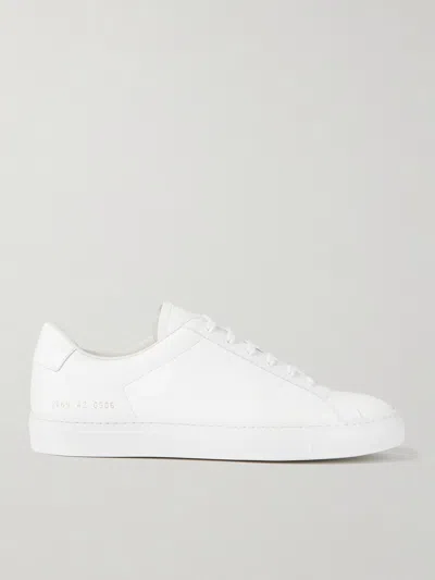 Common Projects Retro Classic Leather Sneakers In White
