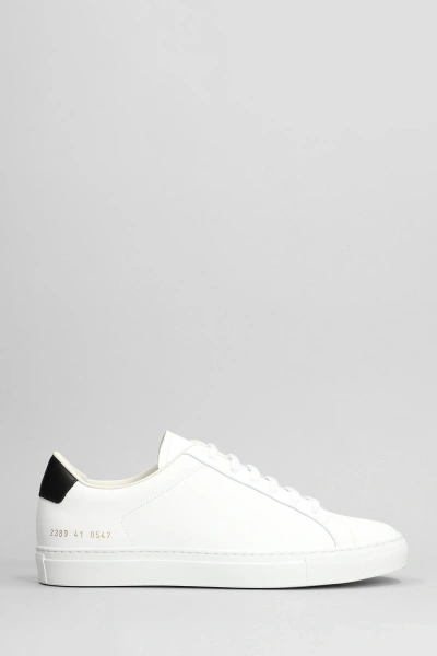 Common Projects Retro Classic Sneakers In White Leather