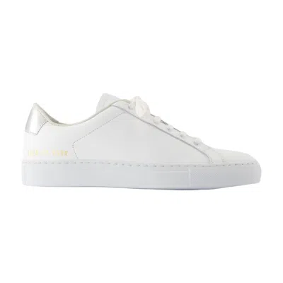 Common Projects Retro Classic Sneakers In Silver