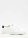 Common Projects White Retro Low Profile Sneakers In White