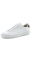 Common Projects Leather Sneakers In White/black