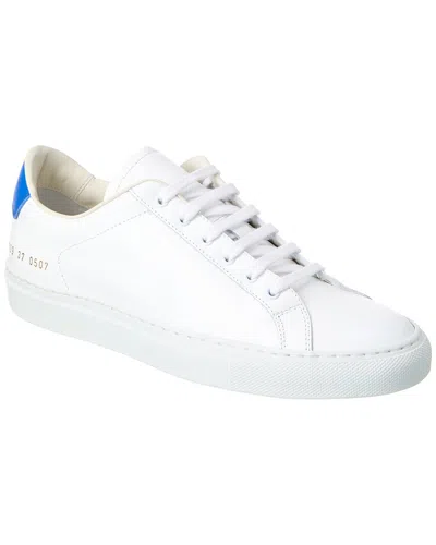 Common Projects Retro Low Leather Sneaker In White