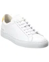 Common Projects Retro Low Leather Sneaker In White