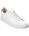 Common Projects Retro Low Leather Sneaker In White