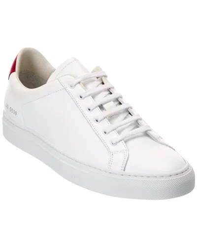 Common Projects Retro Low Leather Sneaker In White