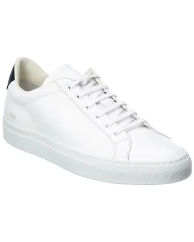 Common Projects Retro Low Leather Sneaker In White