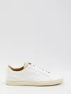 Common Projects White Retro Low Profile Sneakers In White