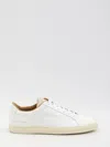 Common Projects White Retro Low Profile Sneakers In White